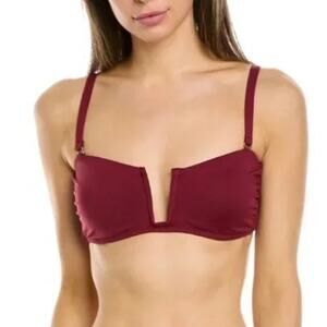 ANDIE Swim - Cartagena Top - Burgundy - Size M - NWT